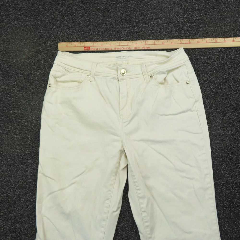 Vintage Chicos Pants Womens Size 4 Beige Slim Leg… - image 2