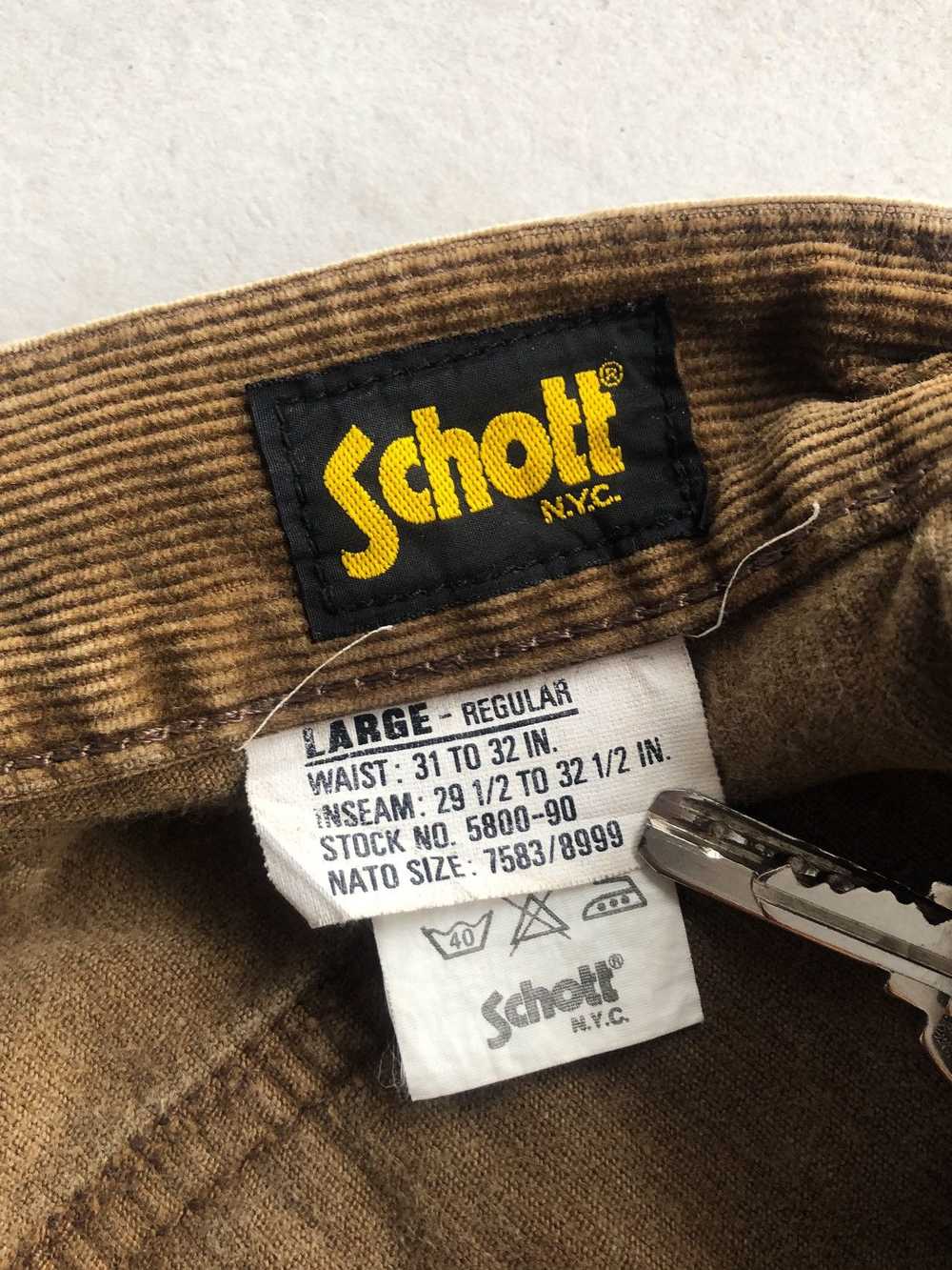 Made In Usa × Schott × Vintage Vtg Schott NYC Tro… - image 8