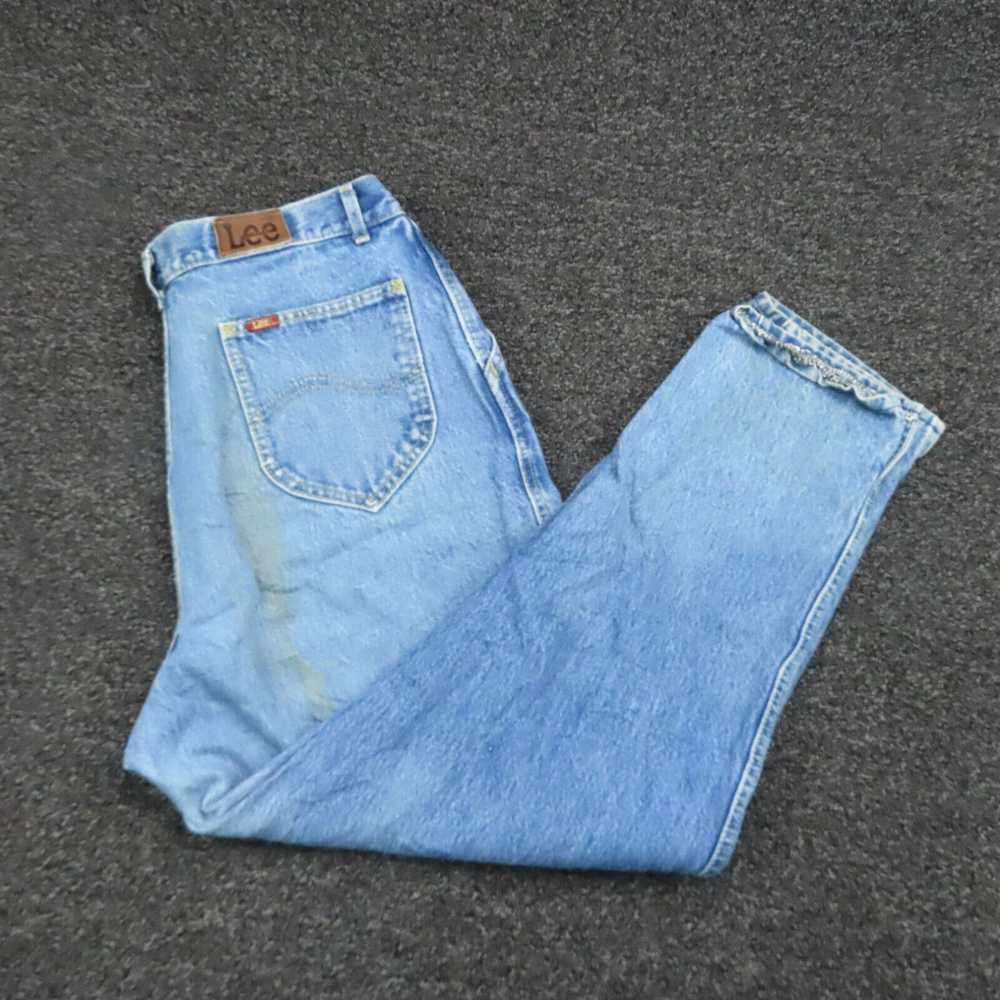 Lee Lee Jeans Womens 18 Blue Tapered Cut Regular … - image 1