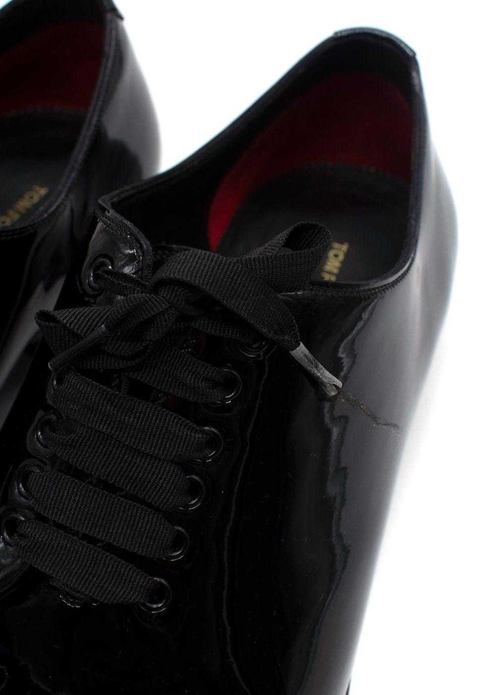 Managed by hewi Tom Ford Black Patent Leather Elk… - image 9