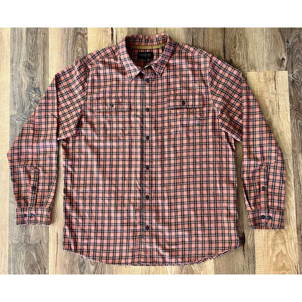 Other Brothers and Sons Men's Brown Orange Plaid … - image 1