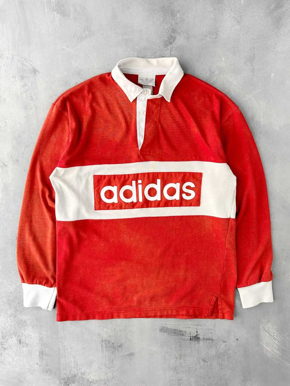 Adidas Rugby Shirt 80's - Medium / Large - image 1