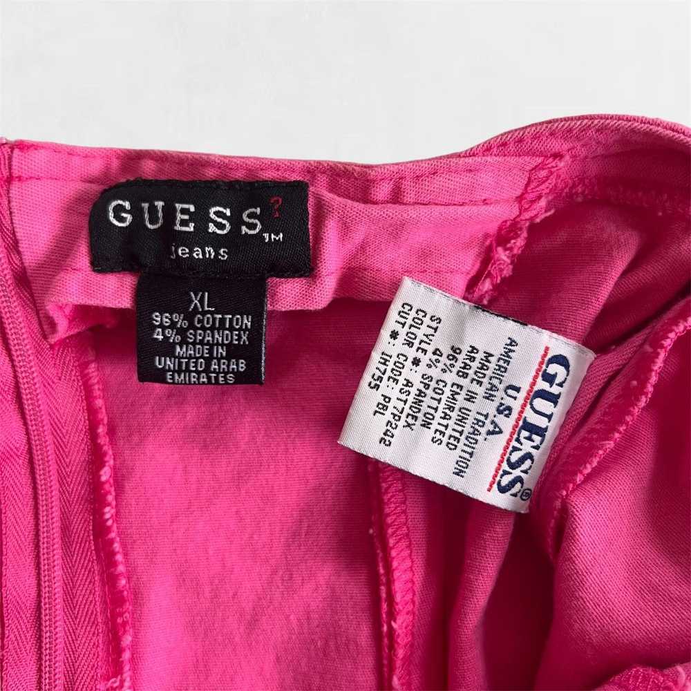 Guess Vintage Guess pink denim halter top - image 4