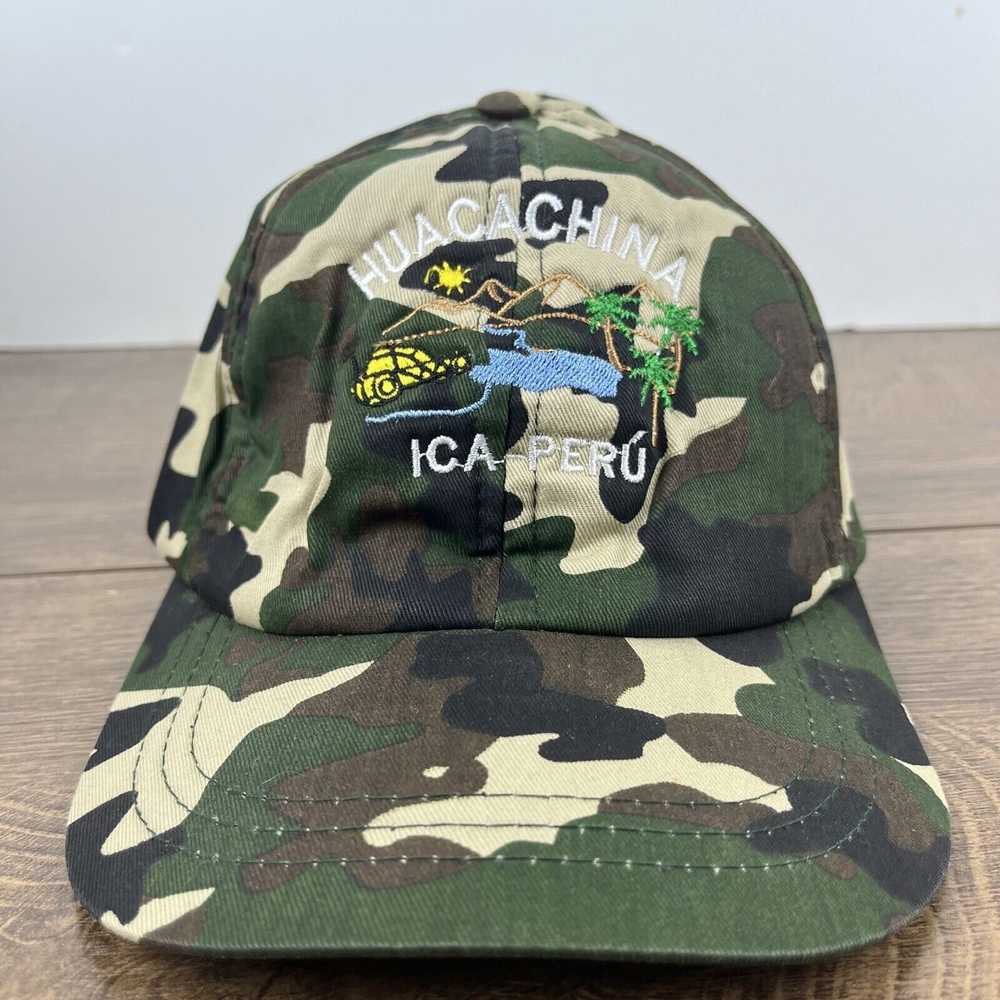 Other HUACA China Hat ICA Peru Green Camo Cap Adj… - image 2