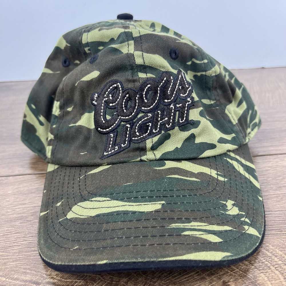 Other Coors Light Camo Hat Green Camo Cap Adjusta… - image 2