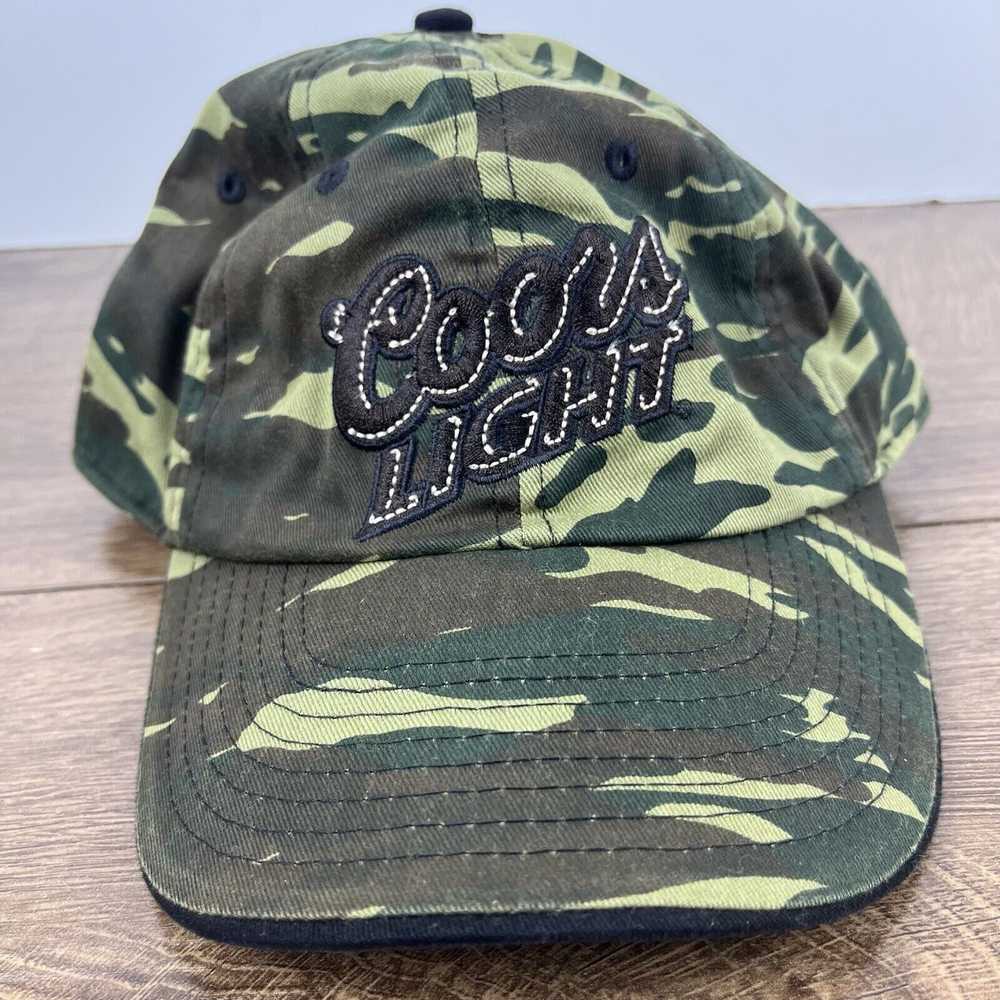 Other Coors Light Camo Hat Green Camo Cap Adjusta… - image 4