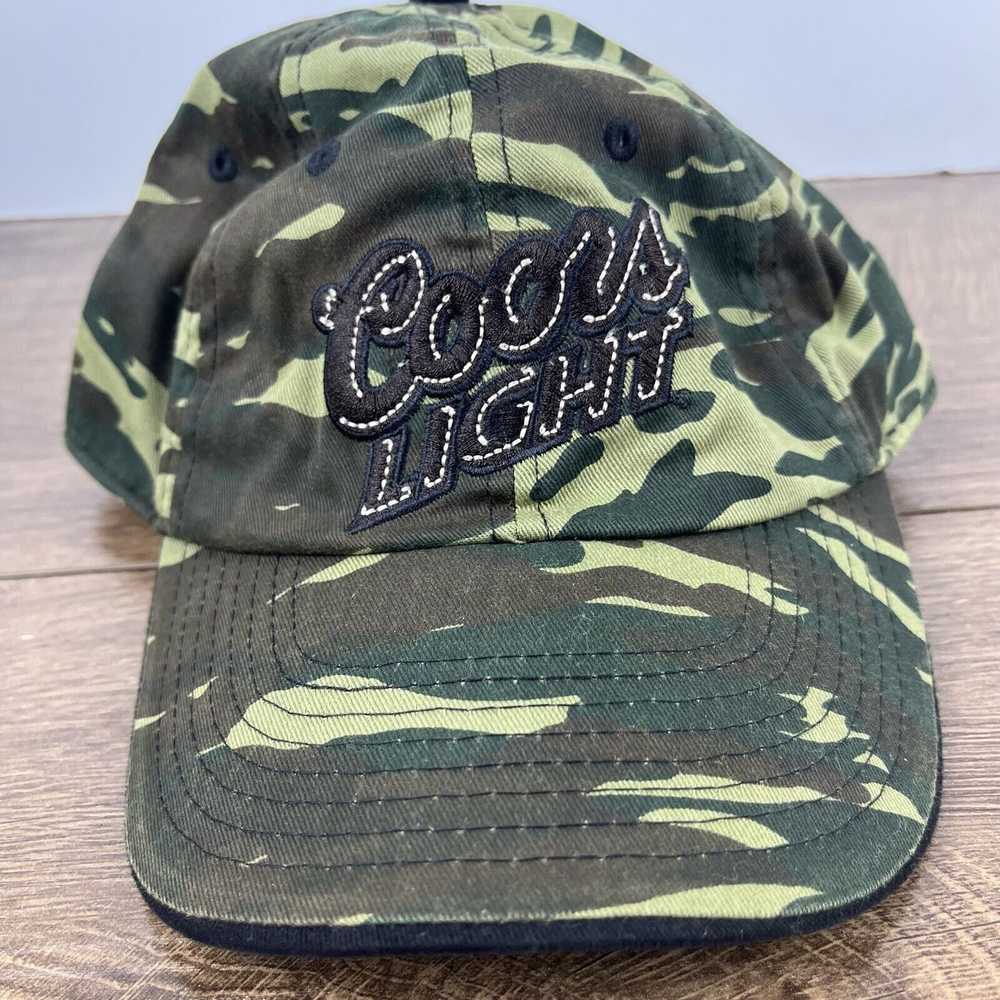 Other Coors Light Camo Hat Green Camo Cap Adjusta… - image 5