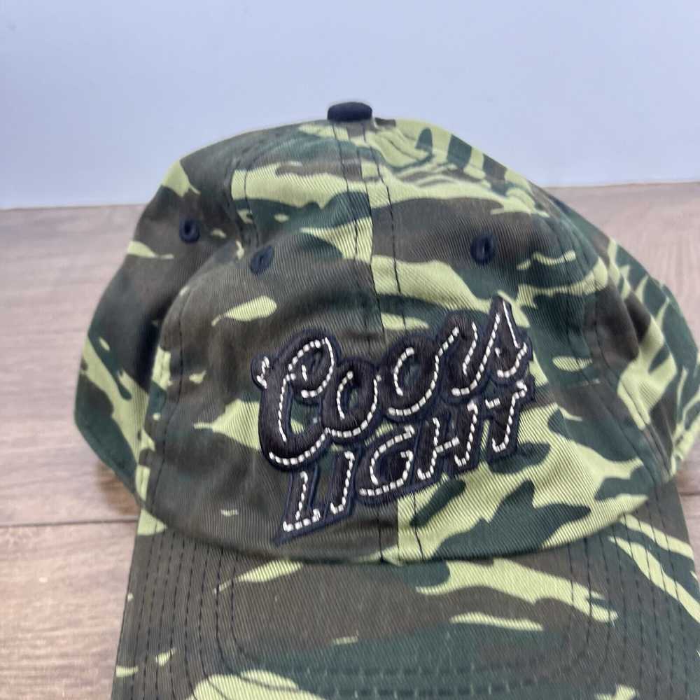 Other Coors Light Camo Hat Green Camo Cap Adjusta… - image 6