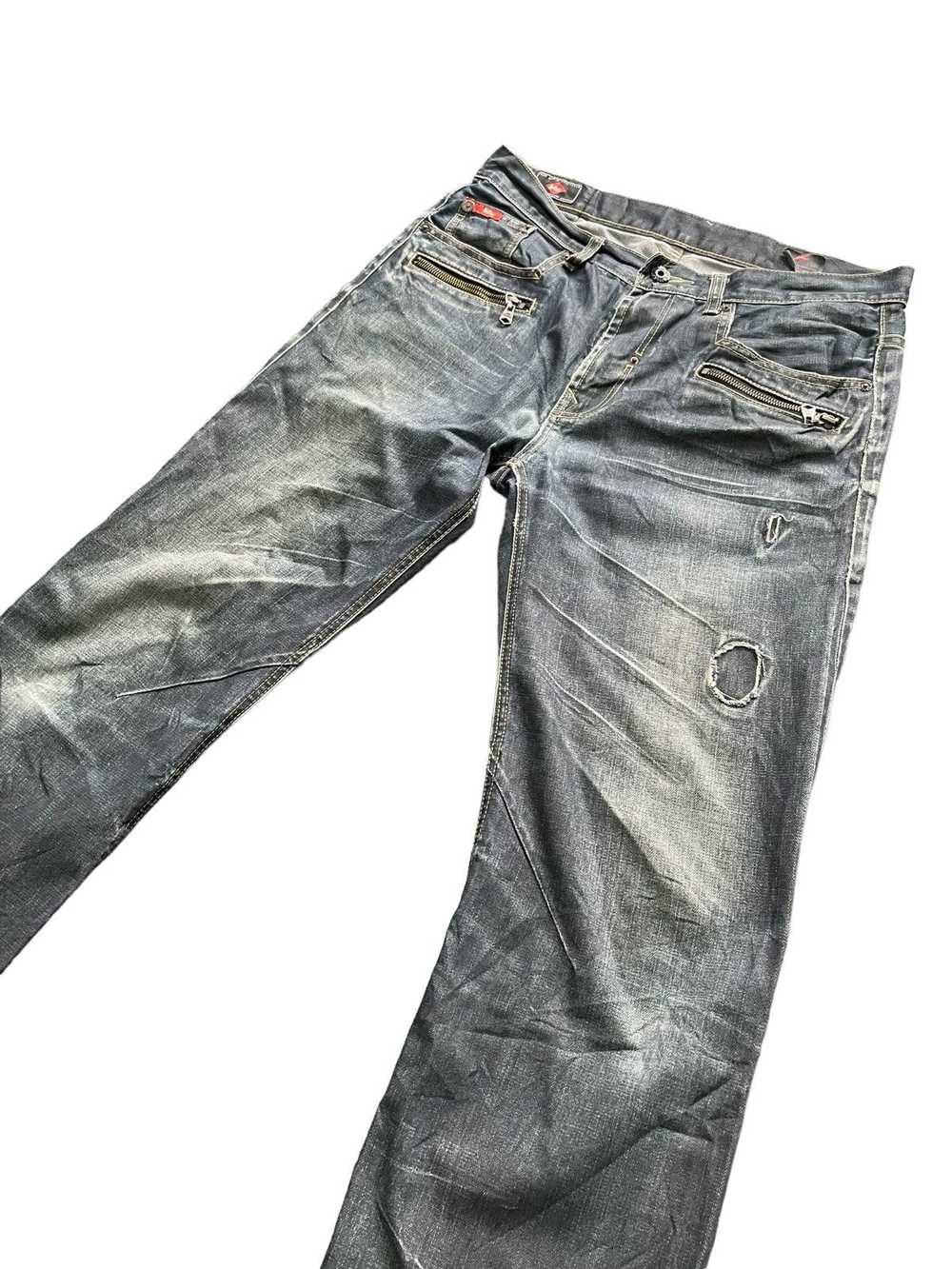 Distressed Denim Lee Cooper Distresed Rework Denim - image 2