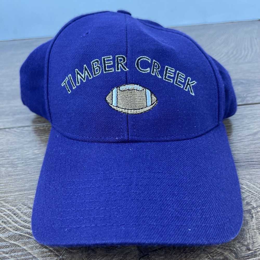 Other Timber Creek Football Hat Purple Hat Adjust… - image 1