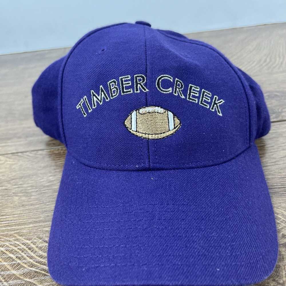 Other Timber Creek Football Hat Purple Hat Adjust… - image 5