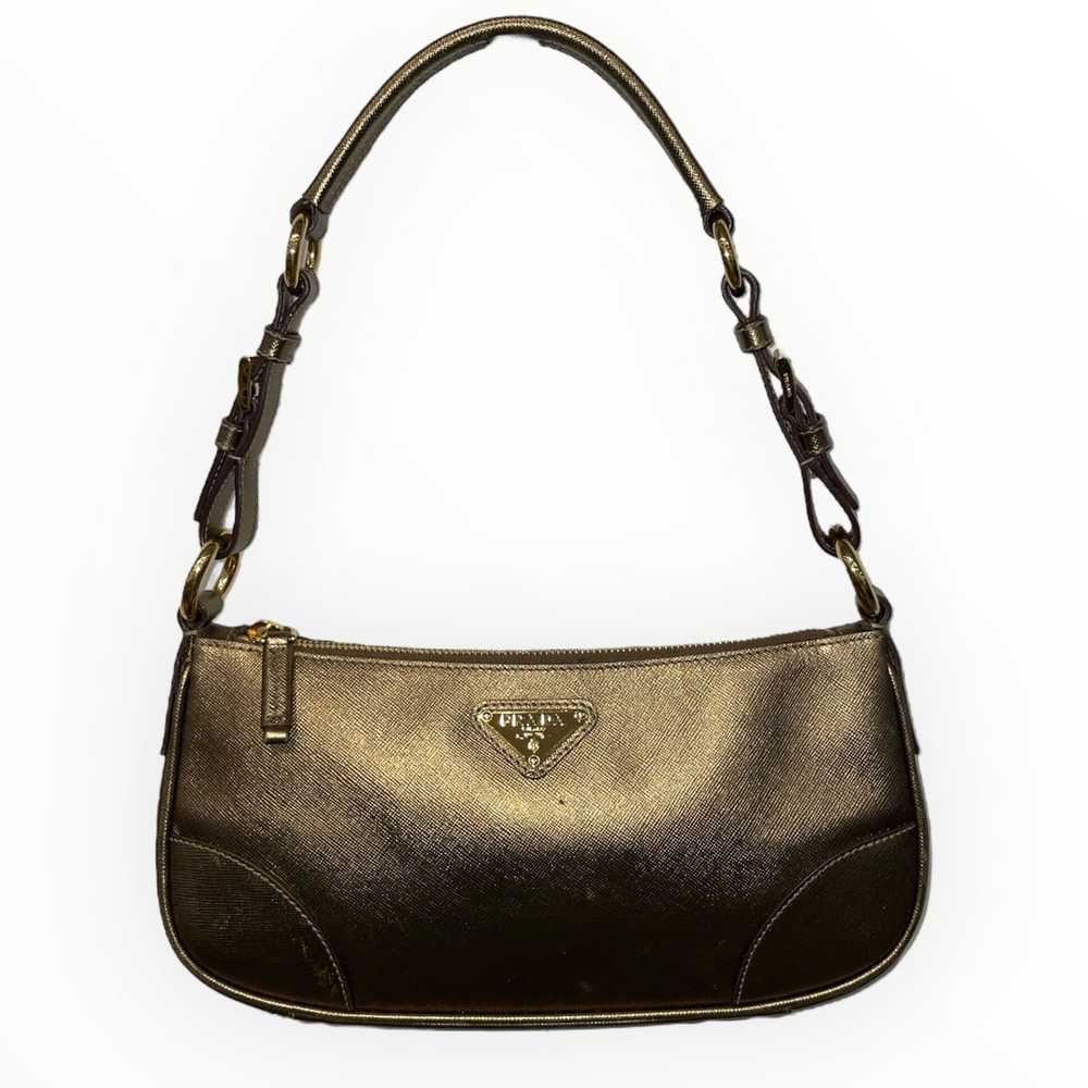 PRADA/Hand Bag/Leather/GLD/SAFFIANO LUX SHOULDER … - image 3