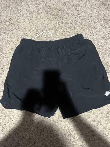 Stussy × Vintage Stussy Black Nylon Shorts