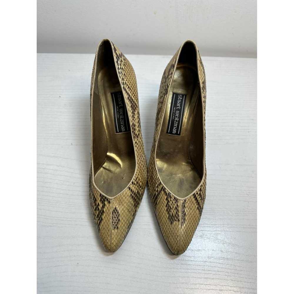 Stuart Weitzman Python heels - image 2
