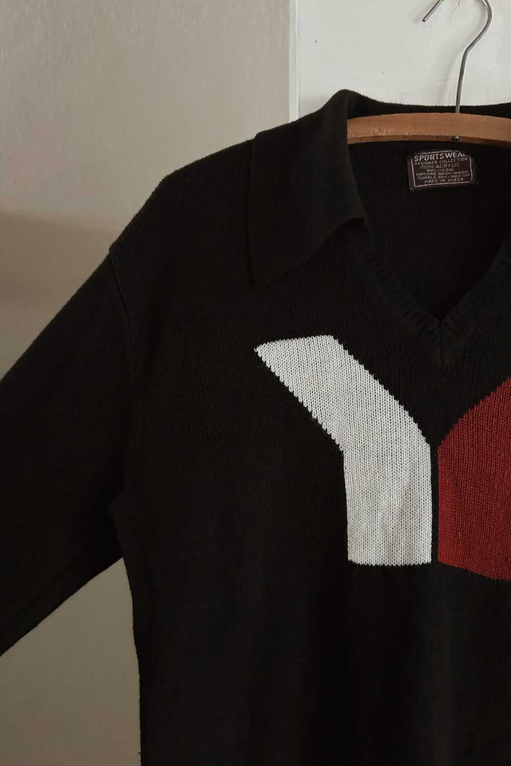 1970's COLLARED KNIT JUMPER - image 5