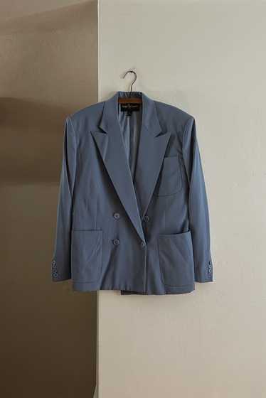 1990's RALPH LAUREN BLUE WOOL BLAZER