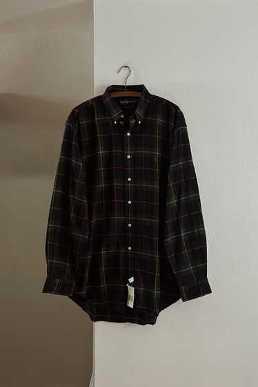 1990's RALPH LAUREN COTTON PLAID POPLIN