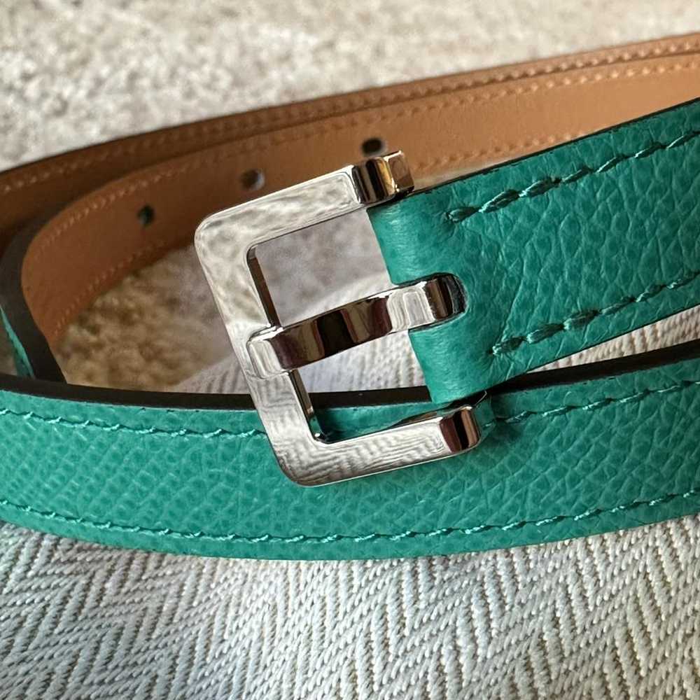 Hermès H leather belt - image 4