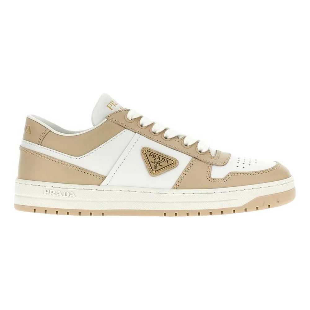 Prada Downtown leather trainers - image 1