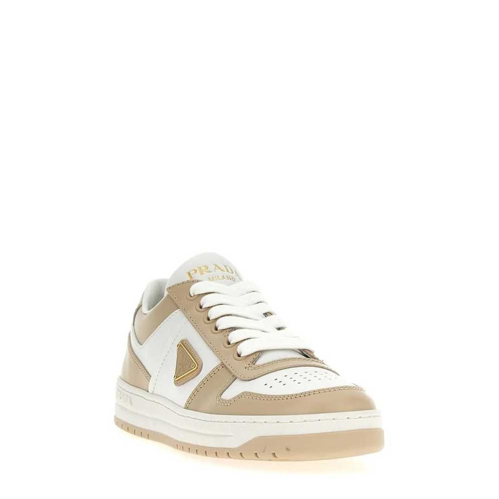 Prada Downtown leather trainers - image 2