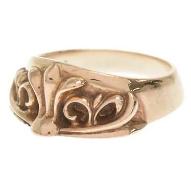 Chrome Hearts Chrome Hearts Gold Half Keeper Ring… - image 1