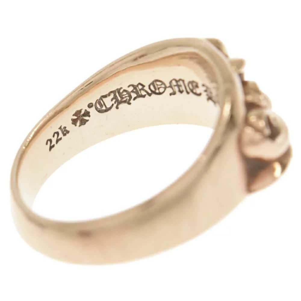 Chrome Hearts Chrome Hearts Gold Half Keeper Ring… - image 3