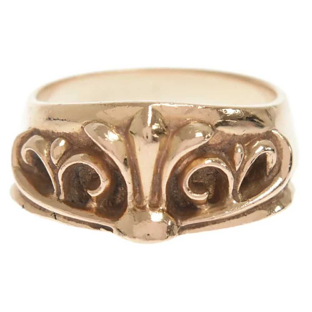 Chrome Hearts Chrome Hearts Gold Half Keeper Ring… - image 4