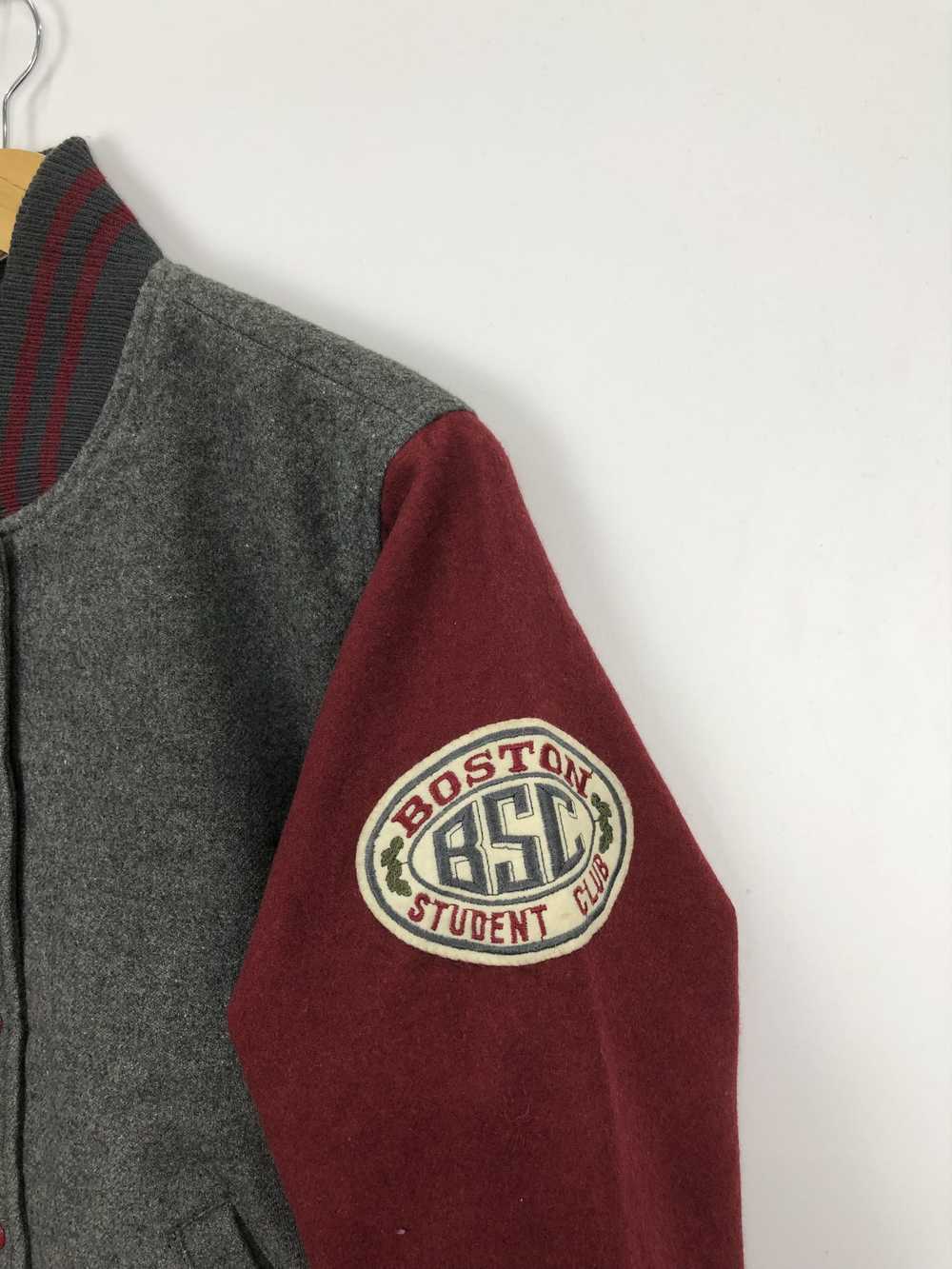 Boston × Varsity Jacket × Vintage Vintage 90s Bos… - image 6