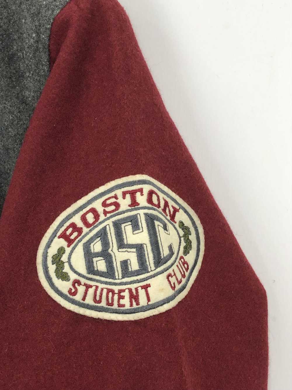 Boston × Varsity Jacket × Vintage Vintage 90s Bos… - image 7