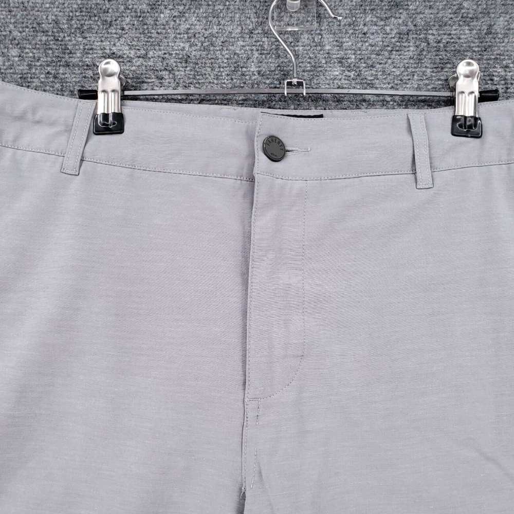 Faherty Mens Faherty 35 Inch Gray Bermuda Shorts … - image 3