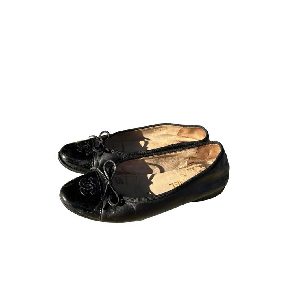 Chanel Cambon leather ballet flats - image 5