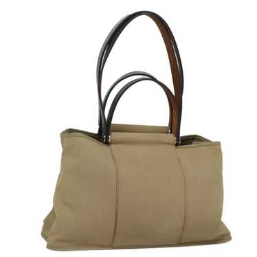 Hermes HERMES Kavac Elan PM Hand Bag Canvas Beige… - image 1