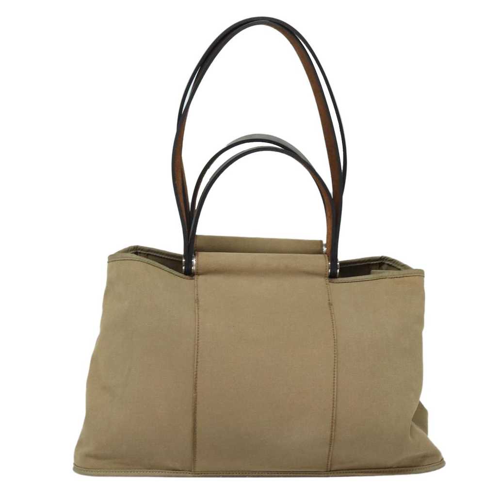 Hermes HERMES Kavac Elan PM Hand Bag Canvas Beige… - image 2