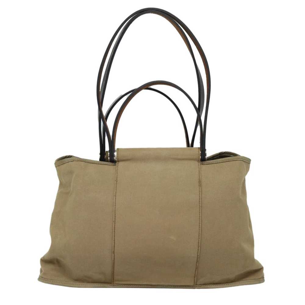 Hermes HERMES Kavac Elan PM Hand Bag Canvas Beige… - image 3