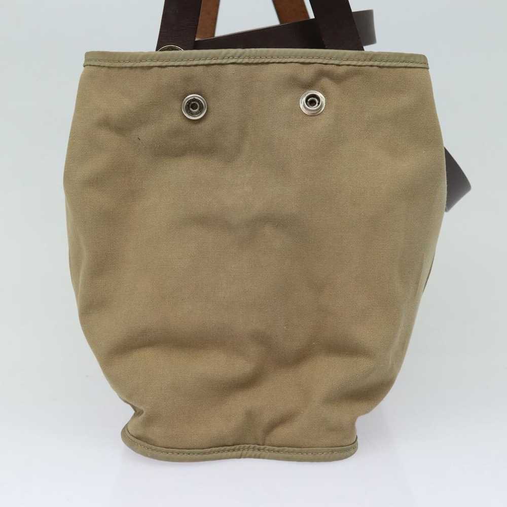 Hermes HERMES Kavac Elan PM Hand Bag Canvas Beige… - image 5