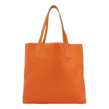 Hermès Double sens leather tote - image 1