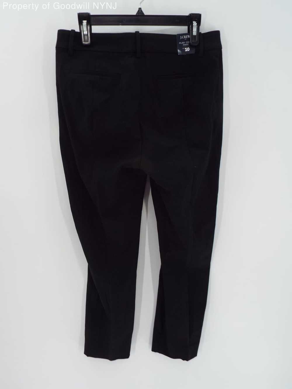 J.CREW WOMEN'S "RUBY" CROP PANTS-BLACK-SZ 10-WITH… - image 2