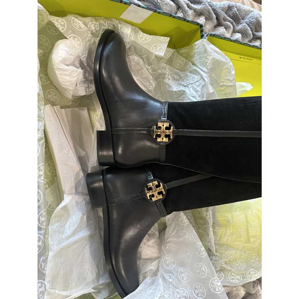 Tory Burch Leather riding boots - image 3