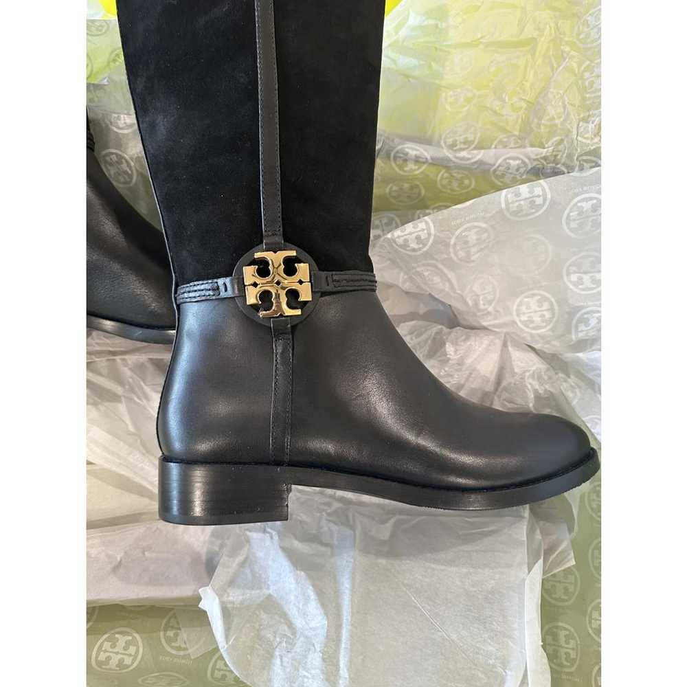 Tory Burch Leather riding boots - image 5