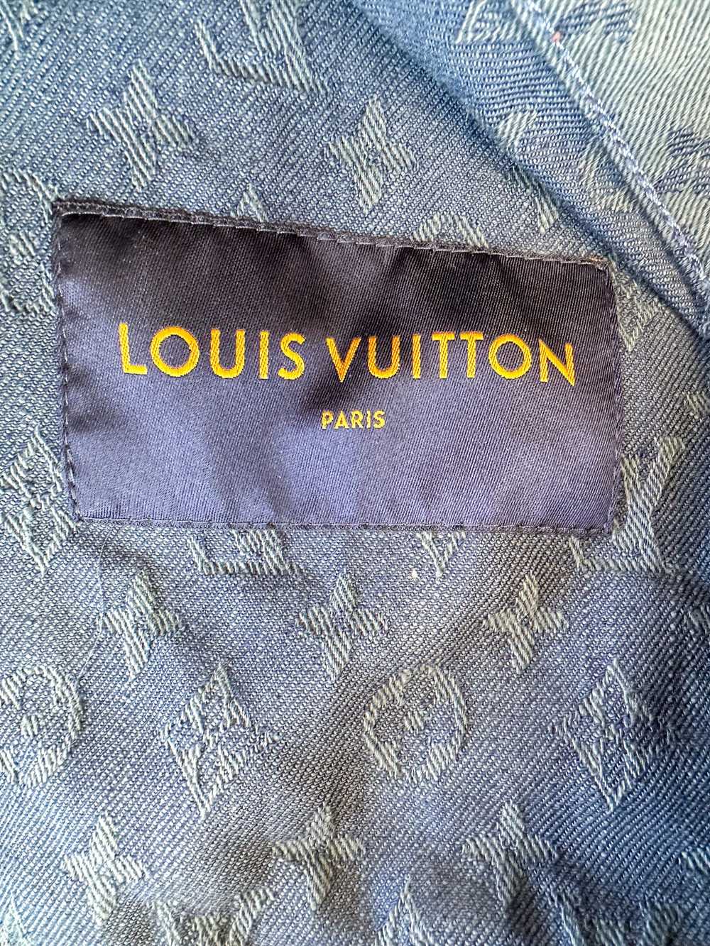 Louis Vuitton Louis Vuitton Blue Monogram Denim J… - image 3