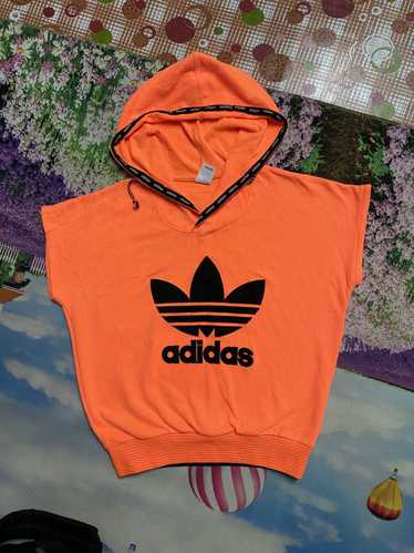 Adidas × Descente Vintage Sleeveless Hoodie Big Lo