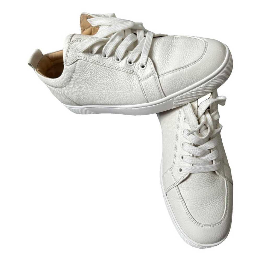 Christian Louboutin Rantulow leather low trainers - image 1