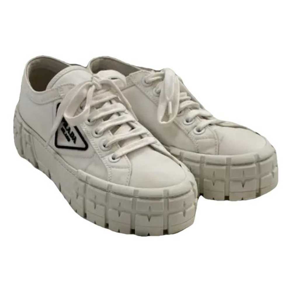 Prada Double Wheel leather trainers - image 1