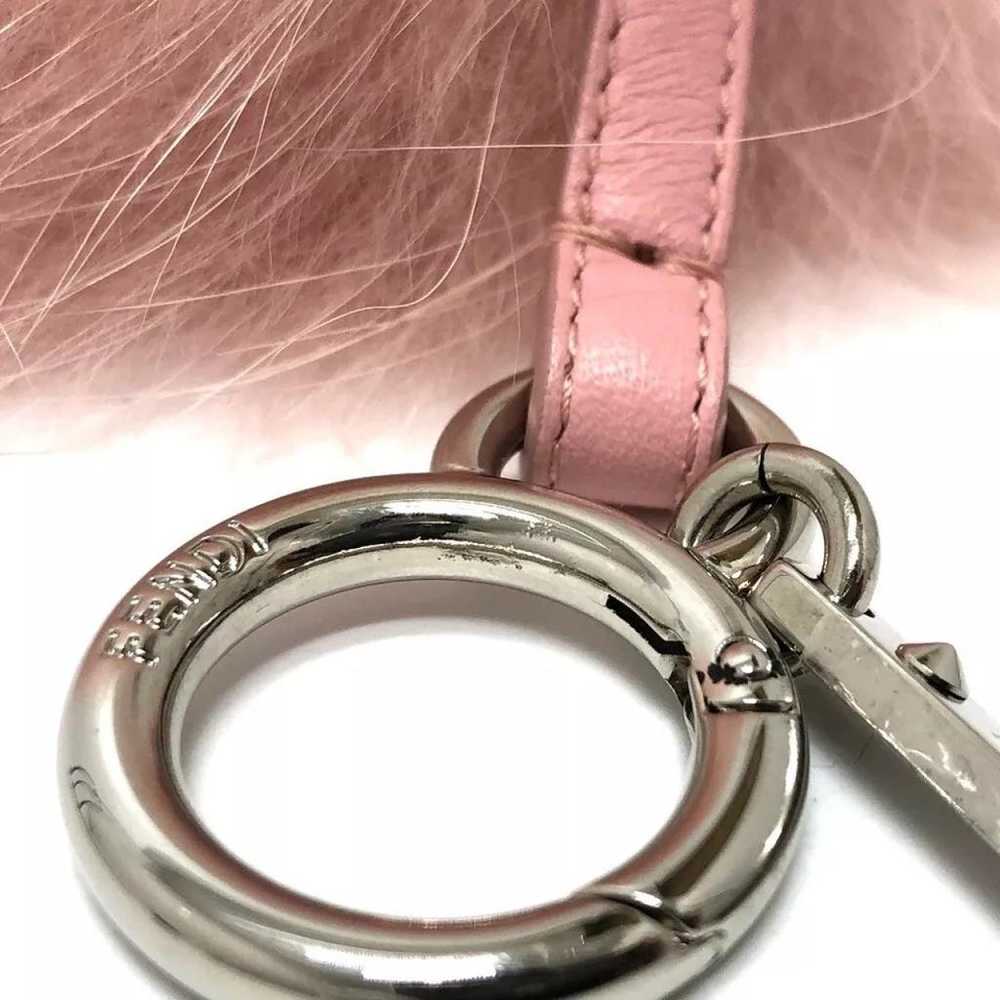 Fendi Faux fur bag charm - image 4