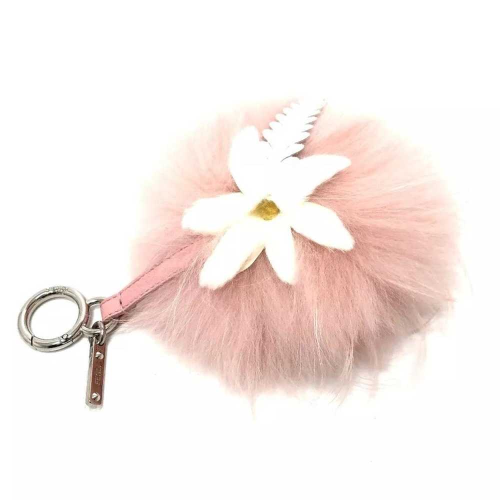 Fendi Faux fur bag charm - image 5