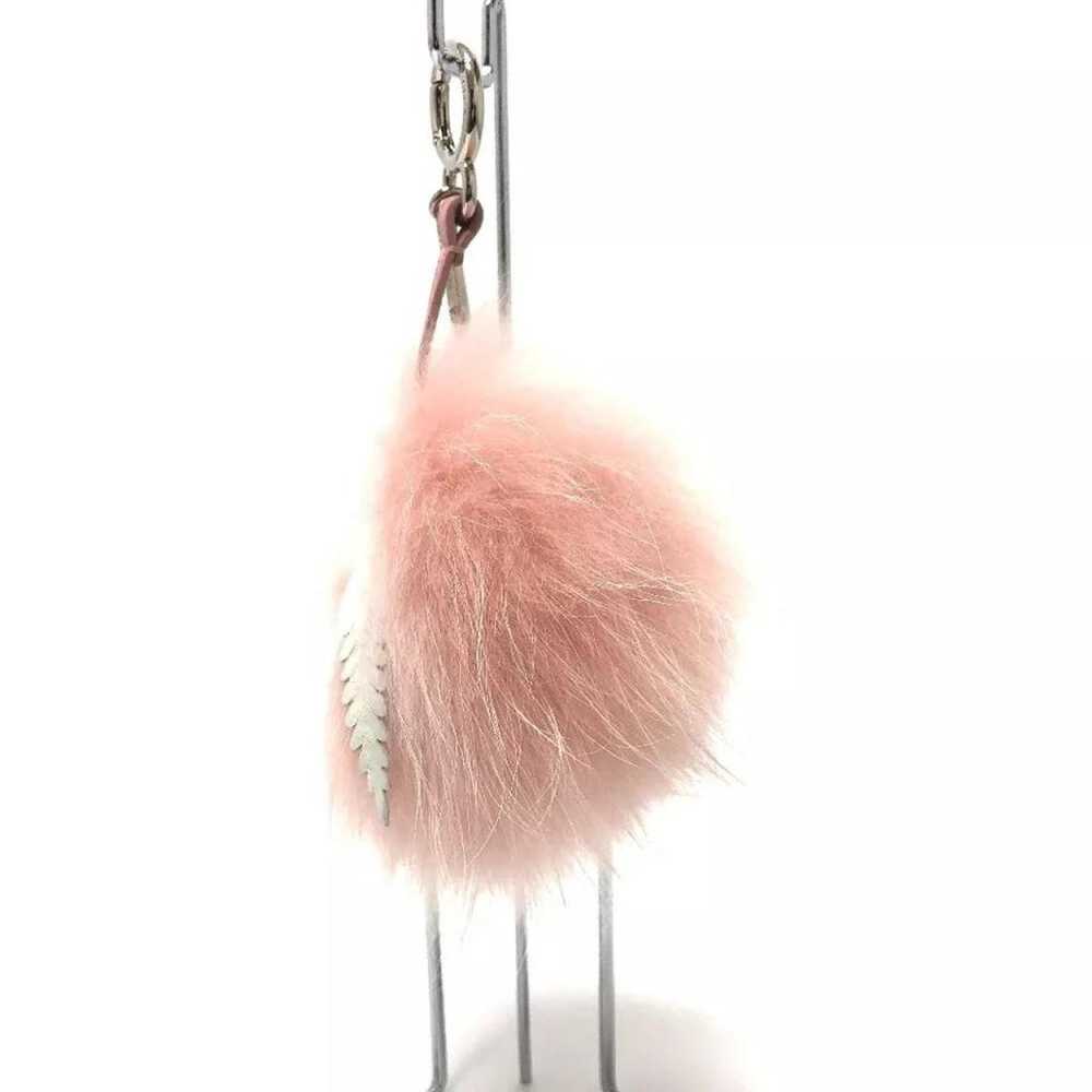 Fendi Faux fur bag charm - image 8