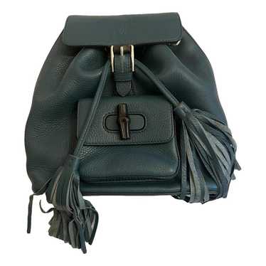 Gucci Bamboo Tassel leather backpack - image 1