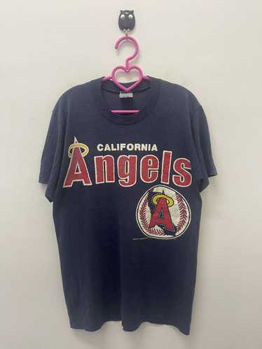 MLB × Made In Usa × Very Rare Rare 80s Vintage CA… - image 1