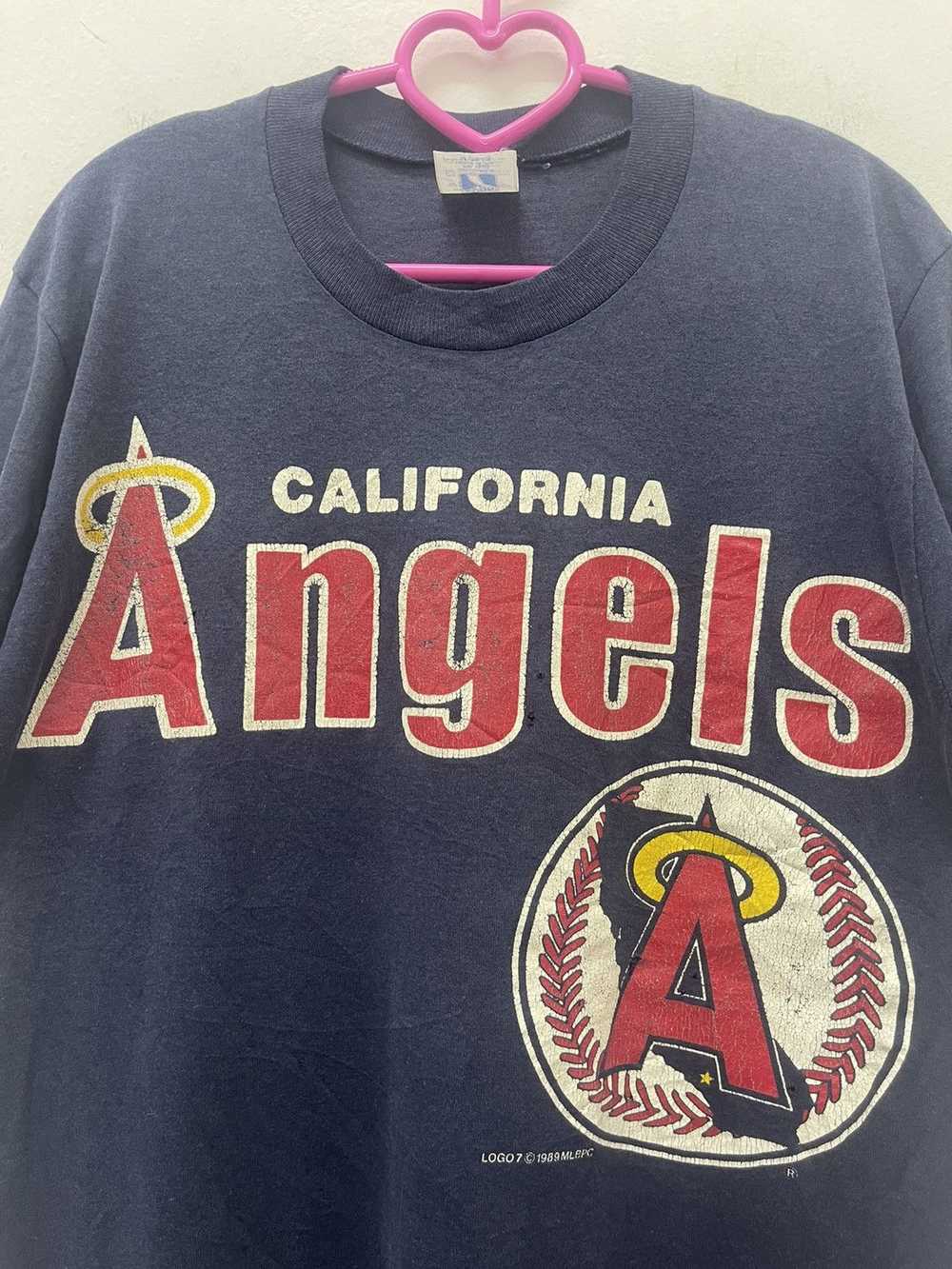 MLB × Made In Usa × Very Rare Rare 80s Vintage CA… - image 2