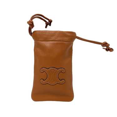 Celine CELINE Triomphe Drawstring Phone Pouch for… - image 1